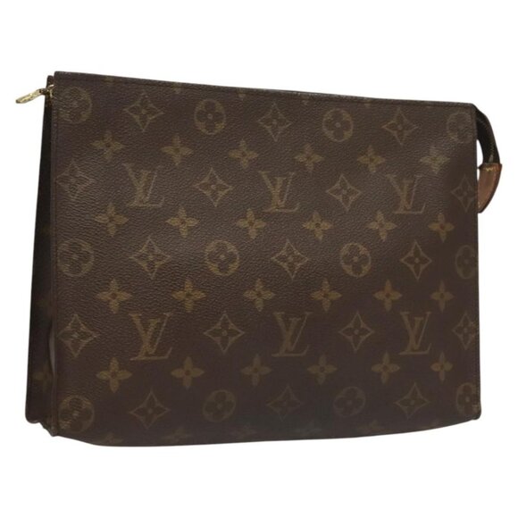 LOUIS VUITTON Monogram Posh Toilette 26 Pouch M47542 LV Auth 131154 - Picture 1 of 16
